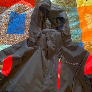 Spyder ski jacket sweater and shell. Like new